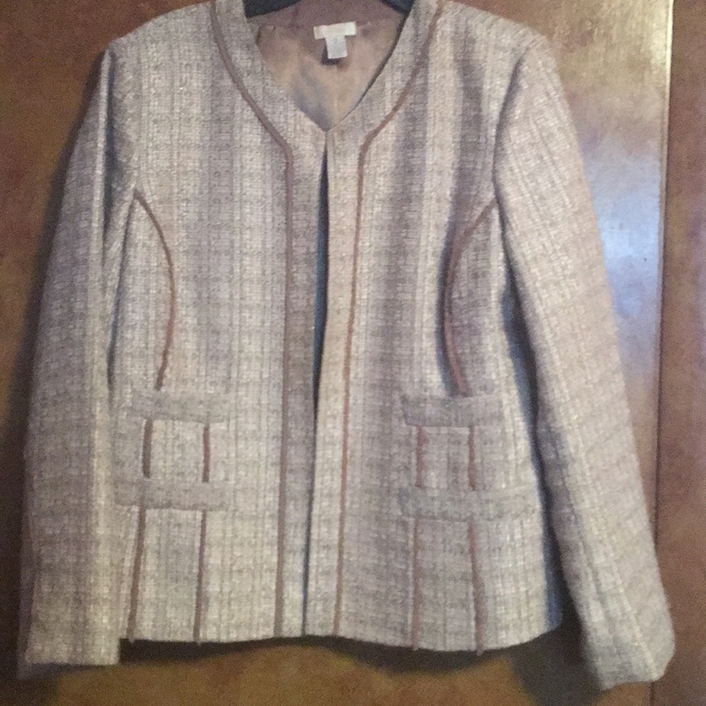 Chico’s tweed jacket.